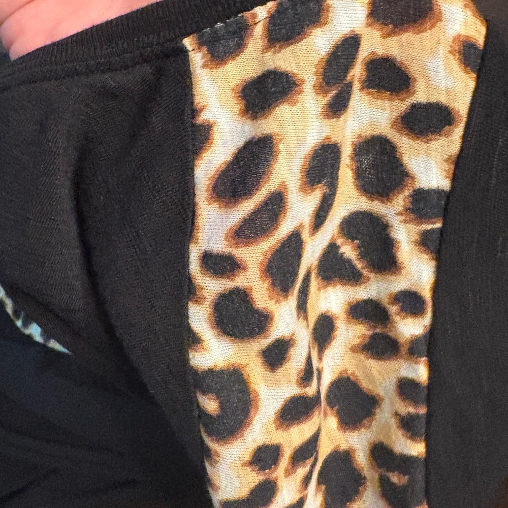 PINK Victoria's Secret Black Long Sleeve Top Thin - Picture 3 of 5